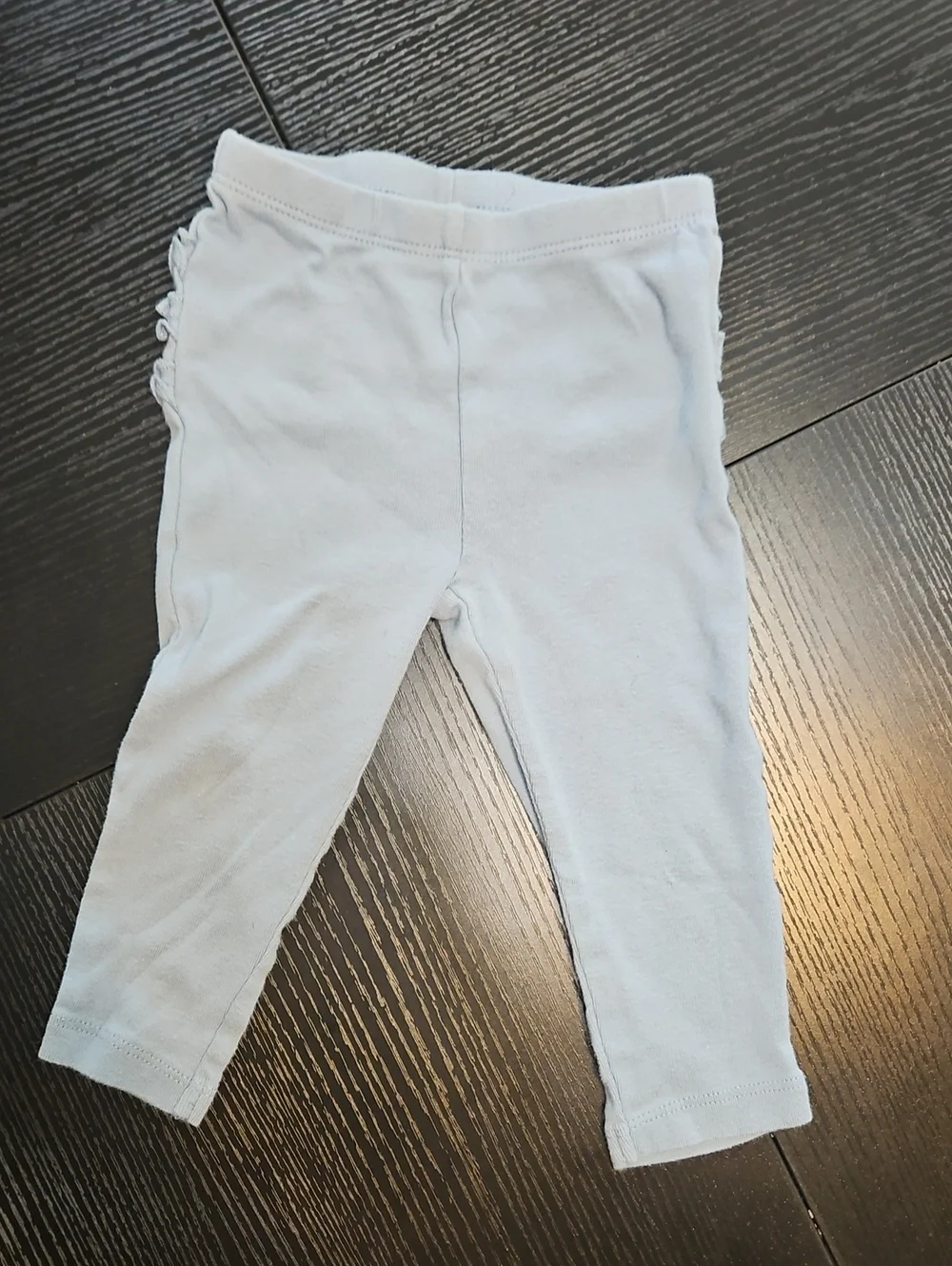 Carter's Pale Blue Baby/Toddler Leggings with Back Ruffle